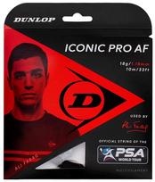 Stygos skvošui DUNLOP ICONIC PRO AF 1,22MM 17G BLACK 10M SET