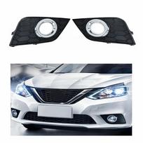 Fog Light Lamp Frame Covers for Nissan Sentra 2016-2019