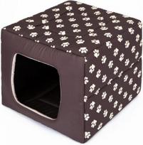 Guolis-būda Hobbydog Butterfly 2in1, R2, 45x45x17,5 cm, rudas