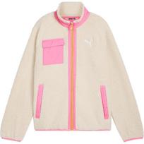 Puma Hybrid Sherpa Jacket Kids Jackets White 626504-87 176 pink
