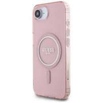 GUESS IML BLIZGANTIS APSKRITAS DĖKLAS IPHONE 16E, SKIRTAS „MAGSAFE ELEGANT“