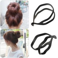 Braid Women Black Stick Styling Clip Bun Maker Hair Twist black