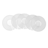 5/10 VNT. PASIDARYK pats drabužių dydžio dalikliai Apvalūs pakabukai Spintos dalikliai drabužių parduotuvėms ar namams Balti tušti dalikliai 5PCS balta