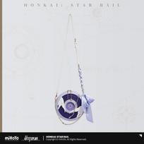Honkai Star Rail Robin Theme Shoulder Bag Messenger Uniform Style Cosplay Prop Halloween Gift white