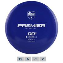 Diskgolfo diskas Discmania Distance Driver Q-Line Premier DD3 mėlyna