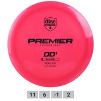 Diskgolfo diskas Discmania Distance Driver Q-Line Premier DD1 rožinė