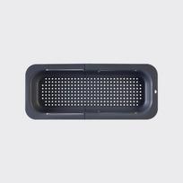 Multifunctional Sink Strainer Basket Plastic Dish Drying Rack Kitchen Strainer  Kitchen Sink Black black