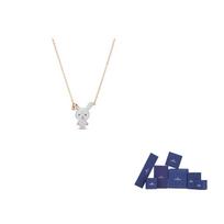 Swarovski Little Rose Gold tone Plated Necklaces Womens F-Original brand box balta