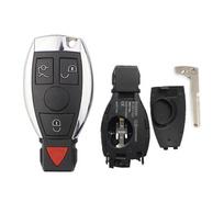 Compatible with Mercedes 2/3/4-Button NEC BGA Remote Key Shell with Single Battery Holder NEC BGA Remote Shell with Single Battery Holder gray