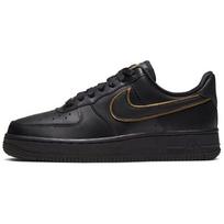 Nike Air Force 1 Low Black Gold Swoosh Women's AO2132-005 35.5 black