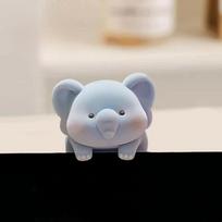 Panda Šuo Kompiuterio Monitoriaus Dekoracija Stalo Ornamentas Centrinės Konsolės Lėlė Monitoriaus Ekranas Elephant beige