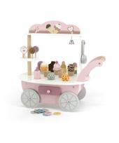 PolarB Ice Cream Wagon Pretend Play Set Cute Ice Cream Set for Kids Play Shop Pretend Play Educational Toy Ages Gift TYPR44054 - - - - 3-4 - - rožinė