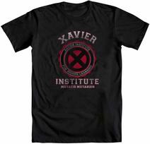 Marvel X-Men Xavier Institute Logo Adult T-Shirt M black