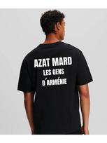 Marškinėliai Armėnija Azat Mard M black