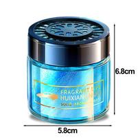 Car Solid Air Freshener Perfume Smell Diffuser Long Lasting Fragrance Homes Room Air Purification Remove Odor Aromatherapy 1pc black