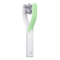 RF Facial Massage Roller 3 Levels Microcurrent Tightening Lifting Y Shaped 3D Face Massage Tool Light Green white