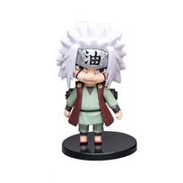 6 styles 9cm Anime Naruto Figures PVC Q Version Doll Gaara Kakashi  Figure Room Decoration Anime Figure brown