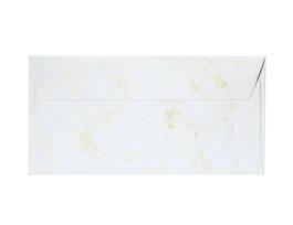 Vokai Galeri Papieru, Metalizuota marmurinė šviesiai auksinė spalva,110x220 mm, 120 g/m2, 10 vnt./pak.