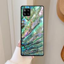 Paua Abalone Shell Case For Samsung Galaxy A56 A36 A06 A13 A32 A12 A22 A52 A35 A26 A16 A55 A15 A54 A34 A14 A53 Samsung A53 5G gray