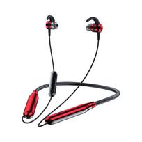 Kaklo juostos ausinės, magnetinis triukšmo slopinimas, IPX5 atsparumas vandeniui, sportinės, belaidės, suderinamos su Bluetooth, laisvų rankų įranga mobiliajam telefonui raudona