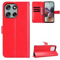 Leather Flip Case For Motorola Moto G6 G86 Power G06 Protective Cover Wallet Card Slot Kickstand Coque Fundas Motorola Moto G86 gray