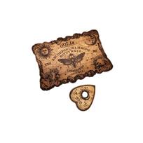 Wooden Laser Engraved Spirit Board Set with Planchette for Divination and Energy Work Spiritual Decorative Board for Home or Altar Use one size
