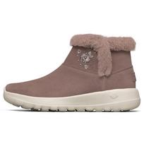 Skechers On The Go Joy Comfortable Trendy Fashion Short Snow Boots Women boots Lilac 144000-LIL 40 gray