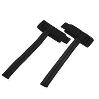 2PCS Weight Lifting Straps with D Ring Adjustable Weight Lifting Wrist Support for Gym Training Deadlifting Cable Machine Workout black