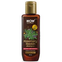 WOW Skin Science Rosemary & Biotin Hair Growth Shampoo | Prevents Breakage & Split Ends | Adds Shine to Dull Hairs | 30ml black