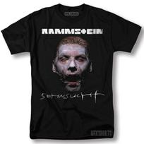 Rammstein Shirt Rock Concert Merch Tour Vntg Graphic Design T-Shirt XXL gray