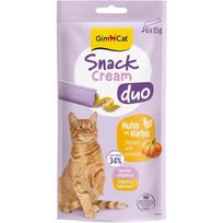 GimCat Snack Cream Duo Chicken with Pumpkin 6x15 g | 113818 | 4002064422558