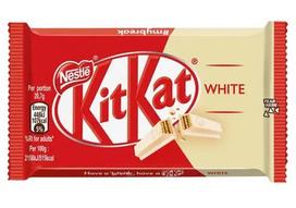 KIT KAT 4 pirštų baltojo šokolado plytelė 41,5g
