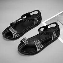 Naujos Retro Romos Sandalai Vyriški Sportiniai Sandalai Vasariniai Lauko Poros Paplūdimio Batai Minkšti ir Patogūs Universalūs Šlepetės 36-47 45 armijos žalia spalva