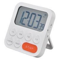 Digital Kitchen Timer 3 Gear Adjustable Magnetic Countdown Timer Cooking Study Timer for Bedroom white
