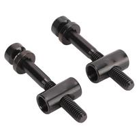 2 VNT.   M5 X 40mm Dviračio sėdynės stulpo varžtas Sėdynės stulpo tvirtinimo varžtas Dviračio    Atsarginės dalys black