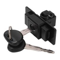 Glove Box Lock With Keys MB846665MB846666 For Mitsubishi Montero 1992-00 Sport black