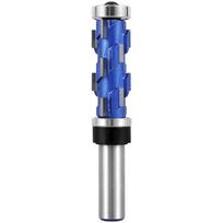 Carbide Milling Cutter 12mm 1/2  Shank Flush Carbide End Mill Solid Spiral Double Bearing CNC Router Machine Bit For Woodworking 1pcs