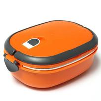 2/1 sluoksnio nerūdijančio plieno izoliuota Bento priešpiečių dėžutė maisto talpyklos laikymo dėžutė 1 oranžinė