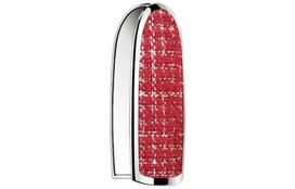 Guerlain Rouge G The Parisian Cases - Tweed In Paris Elegant houndstooth pattern red