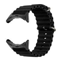Ocean strap For Google Pixel Watch 2 band Replacement belt Sport silicone bracelet Correa for Pixel Watch straps Accessories For Google Pixel juoda