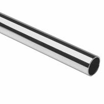 Balkono fiksuotas nerūdijančio plieno drabužių džiovinimo strypas su flanšiniu pagrindu, pritaikomas 25 mm SUS304 spintos pakabinimo strypas. white