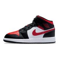 Jordan Air Jordan 1 Mid Black Fire Red GS 554725-079 36.5 black