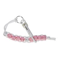 Golfs Scoring Keeper for Golfers, Golfs Putting Score Counter, Beaded Nylon Cord Golfs Strokes Score Counter with Clip rožinė