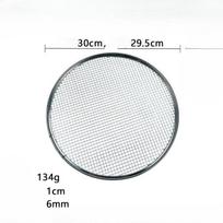 304 Stainless Steel Round Grill Net For Kamado BBQ Roasting Mesh Replacement Parts For Teppanyaki And Tea Sets Round net 30cm 4 mesh white