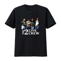 2 Live Crew T Shirt Old School Rap Hip Hop Miami Bass Vintage Soft Unisex Top For Everyday W XXXXL black