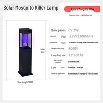 Solar Outdoor Mosquito Killer Lamp gray