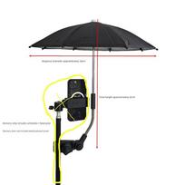 Trikojis Skėtis nuo saulės Lauko Stabilizatorius (Gimbal) Telefonui Apsauga nuo saulės Skėtis Kamera Fotografija Išorinis tvirtinamas Skėtis nuo saulės ir lietaus 38CM, 45CM juoda