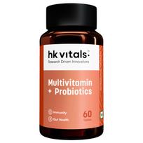 hk vitals Multivitamin with Probiotics, 60 Tablets