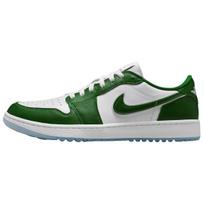 Jordan Air Jordan 1 Low top Golf Shoes Unisex White Green DD9315-300 40.5 gray
