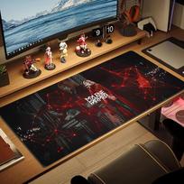 Mylène Farmer Color Mouse Pad Large Gaming Table Cushion Non-slip Laptop Tablet Big Mousepad XXL Mat Mini PC Playmat With Lock edge 30cmx60cm(11.8x23.6inch) brown